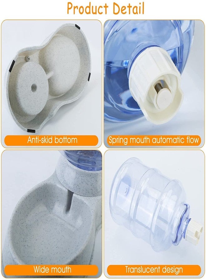 TGOPIT موزع مياه للحيوانات الأليفة من TGOPIT، موزع مياه أوتوماتيكي للحيوانات الأليفة، موزع مياه للكلاب، محطة توزيع مياه تعمل بالجاذبية، نافورة شرب ذاتية التوزيع للقطط/الكلاب (3.8 لتر) - Image 4